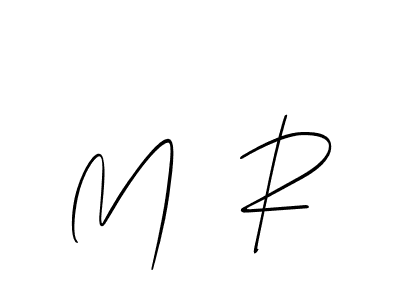 Design your own signature with our free online signature maker. With this signature software, you can create a handwritten (Allison_Script) signature for name M  R. M  R signature style 2 images and pictures png