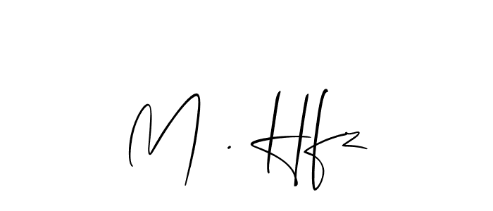 How to Draw M . Hfz signature style? Allison_Script is a latest design signature styles for name M . Hfz. M . Hfz signature style 2 images and pictures png