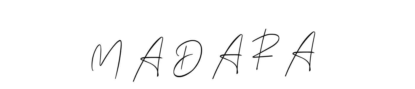 Design your own signature with our free online signature maker. With this signature software, you can create a handwritten (Allison_Script) signature for name M A D A R Aꔪ. M A D A R Aꔪ signature style 2 images and pictures png