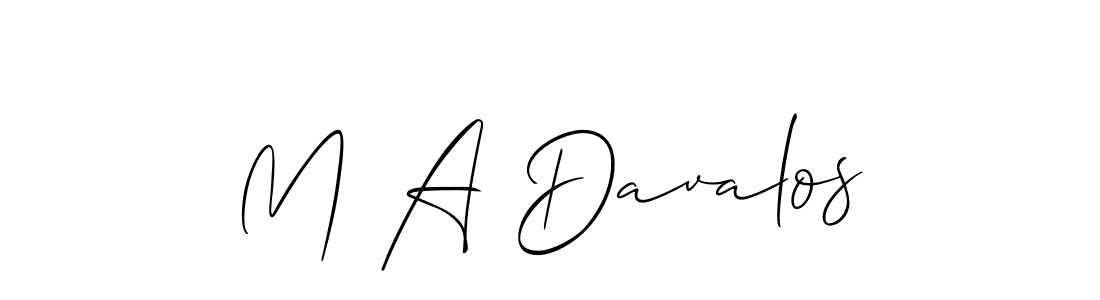 Here are the top 10 professional signature styles for the name M A Davalos. These are the best autograph styles you can use for your name. M A Davalos signature style 2 images and pictures png
