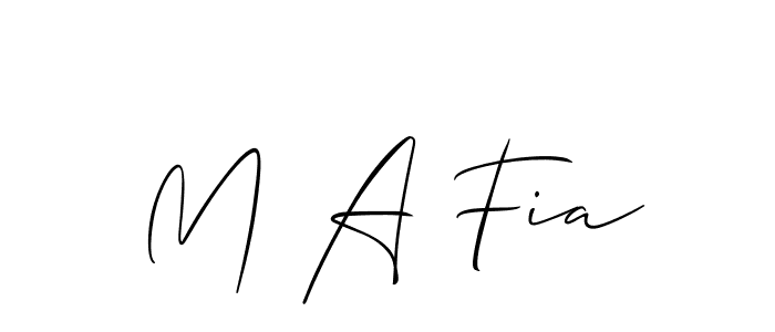 Here are the top 10 professional signature styles for the name M A Fia. These are the best autograph styles you can use for your name. M A Fia signature style 2 images and pictures png