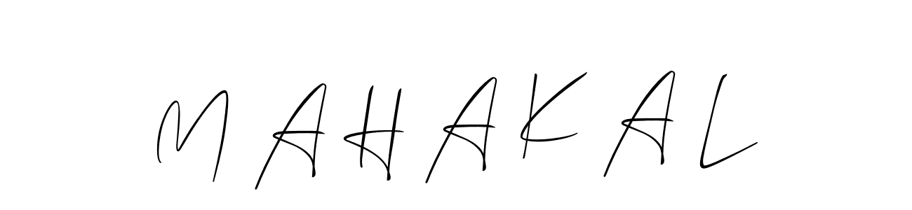 You can use this online signature creator to create a handwritten signature for the name M A H A K A L. This is the best online autograph maker. M A H A K A L signature style 2 images and pictures png