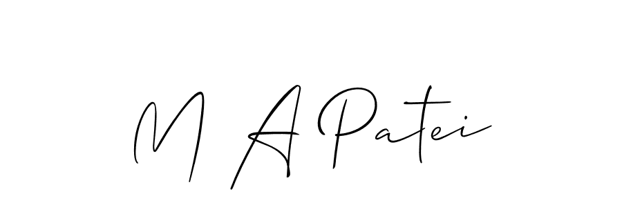 This is the best signature style for the M A Patei name. Also you like these signature font (Allison_Script). Mix name signature. M A Patei signature style 2 images and pictures png