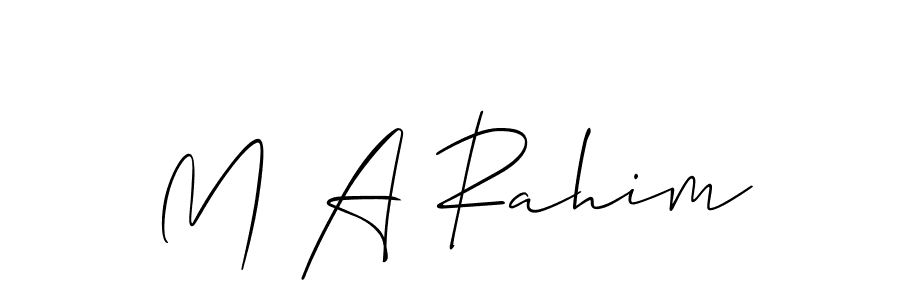 Once you've used our free online signature maker to create your best signature Allison_Script style, it's time to enjoy all of the benefits that M A Rahim name signing documents. M A Rahim signature style 2 images and pictures png