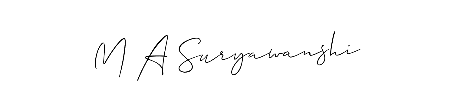 Check out images of Autograph of M A Suryawanshi name. Actor M A Suryawanshi Signature Style. Allison_Script is a professional sign style online. M A Suryawanshi signature style 2 images and pictures png