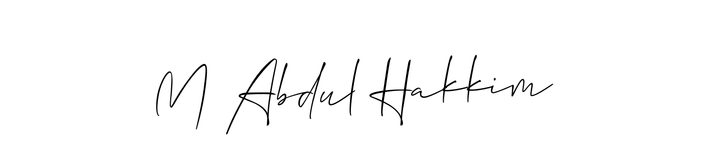 Once you've used our free online signature maker to create your best signature Allison_Script style, it's time to enjoy all of the benefits that M Abdul Hakkim name signing documents. M Abdul Hakkim signature style 2 images and pictures png