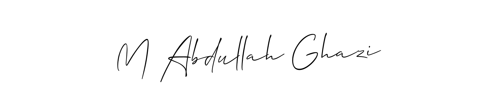 Once you've used our free online signature maker to create your best signature Allison_Script style, it's time to enjoy all of the benefits that M Abdullah Ghazi name signing documents. M Abdullah Ghazi signature style 2 images and pictures png