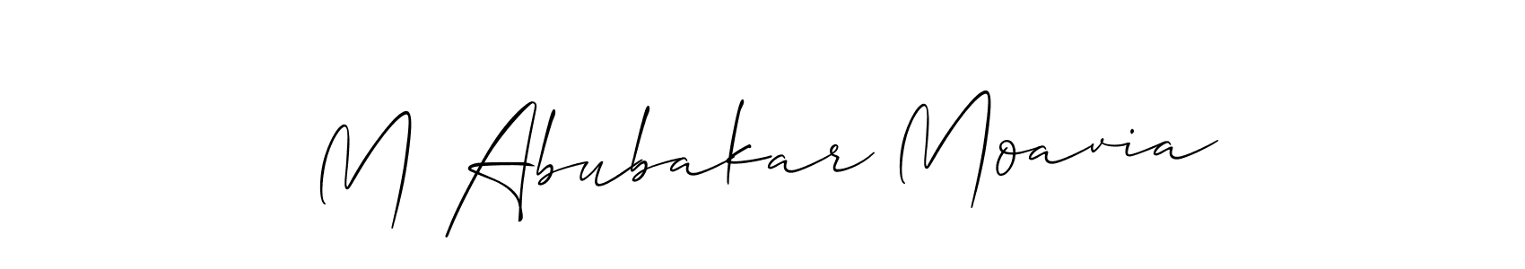 Check out images of Autograph of M Abubakar Moavia name. Actor M Abubakar Moavia Signature Style. Allison_Script is a professional sign style online. M Abubakar Moavia signature style 2 images and pictures png