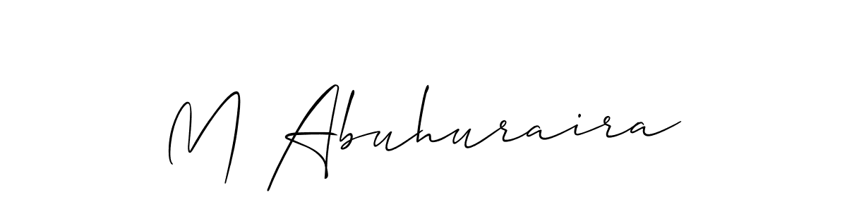 Make a beautiful signature design for name M Abuhuraira. Use this online signature maker to create a handwritten signature for free. M Abuhuraira signature style 2 images and pictures png