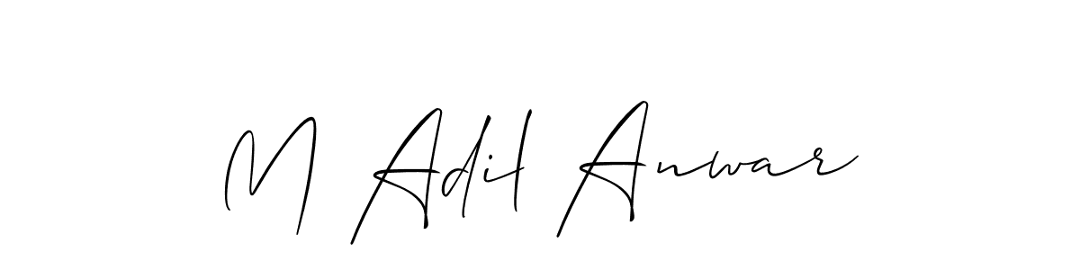 Best and Professional Signature Style for M Adil Anwar. Allison_Script Best Signature Style Collection. M Adil Anwar signature style 2 images and pictures png