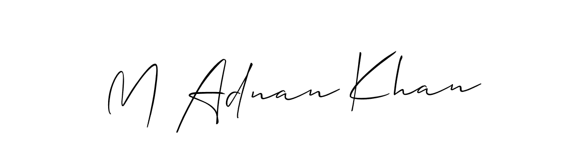 Here are the top 10 professional signature styles for the name M Adnan Khan. These are the best autograph styles you can use for your name. M Adnan Khan signature style 2 images and pictures png