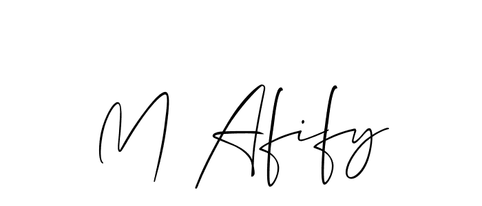 How to Draw M Afify signature style? Allison_Script is a latest design signature styles for name M Afify. M Afify signature style 2 images and pictures png