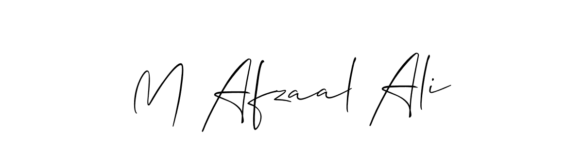 Make a beautiful signature design for name M Afzaal Ali. Use this online signature maker to create a handwritten signature for free. M Afzaal Ali signature style 2 images and pictures png