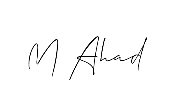 This is the best signature style for the M Ahad name. Also you like these signature font (Allison_Script). Mix name signature. M Ahad signature style 2 images and pictures png