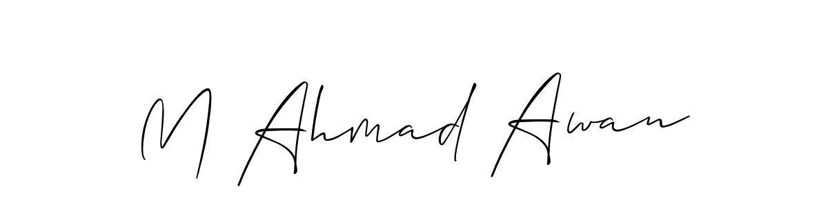 Once you've used our free online signature maker to create your best signature Allison_Script style, it's time to enjoy all of the benefits that M Ahmad Awan name signing documents. M Ahmad Awan signature style 2 images and pictures png