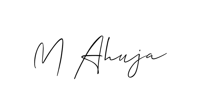 Once you've used our free online signature maker to create your best signature Allison_Script style, it's time to enjoy all of the benefits that M Ahuja name signing documents. M Ahuja signature style 2 images and pictures png