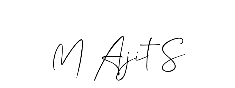 See photos of M Ajit S official signature by Spectra . Check more albums & portfolios. Read reviews & check more about Allison_Script font. M Ajit S signature style 2 images and pictures png