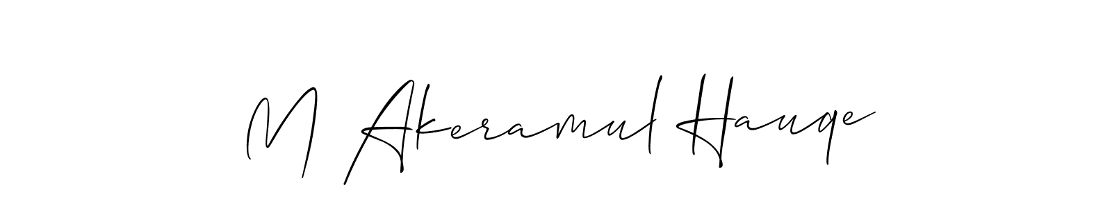 Make a beautiful signature design for name M Akeramul Hauqe. Use this online signature maker to create a handwritten signature for free. M Akeramul Hauqe signature style 2 images and pictures png