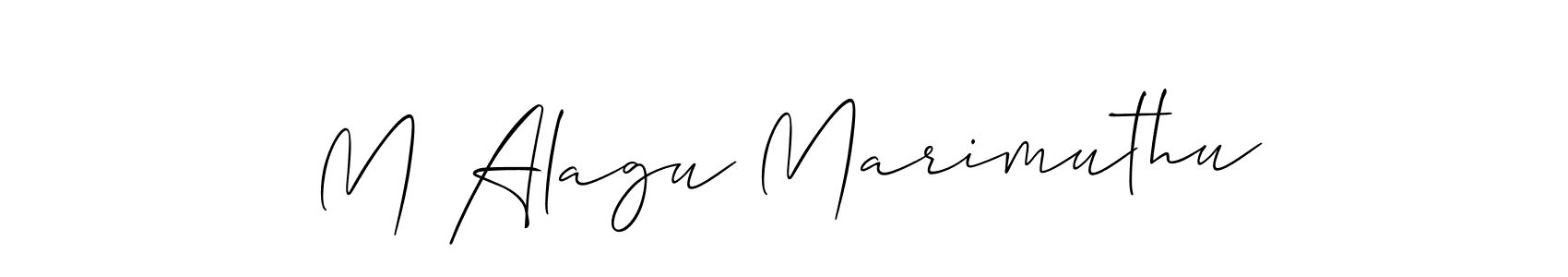 This is the best signature style for the M Alagu Marimuthu name. Also you like these signature font (Allison_Script). Mix name signature. M Alagu Marimuthu signature style 2 images and pictures png