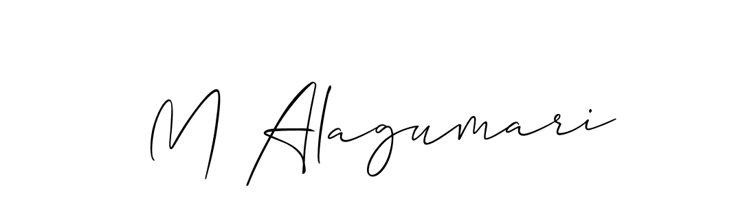 This is the best signature style for the M Alagumari name. Also you like these signature font (Allison_Script). Mix name signature. M Alagumari signature style 2 images and pictures png