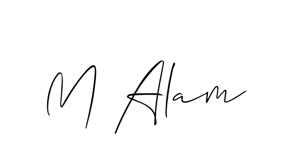 Once you've used our free online signature maker to create your best signature Allison_Script style, it's time to enjoy all of the benefits that M Alam name signing documents. M Alam signature style 2 images and pictures png