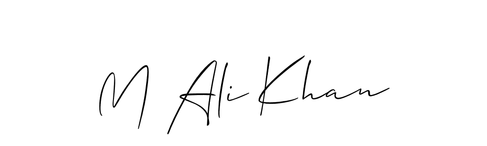 Similarly Allison_Script is the best handwritten signature design. Signature creator online .You can use it as an online autograph creator for name M Ali Khan. M Ali Khan signature style 2 images and pictures png