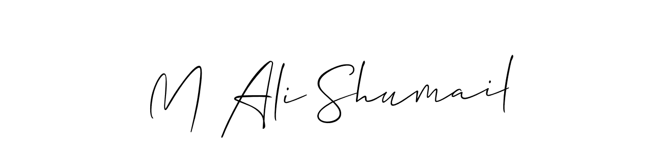 Make a beautiful signature design for name M Ali Shumail. Use this online signature maker to create a handwritten signature for free. M Ali Shumail signature style 2 images and pictures png