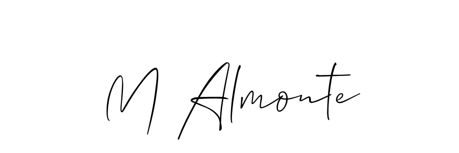 You can use this online signature creator to create a handwritten signature for the name M Almonte. This is the best online autograph maker. M Almonte signature style 2 images and pictures png