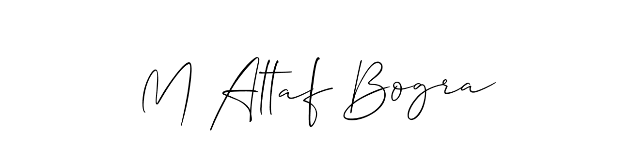 Check out images of Autograph of M Altaf Bogra name. Actor M Altaf Bogra Signature Style. Allison_Script is a professional sign style online. M Altaf Bogra signature style 2 images and pictures png