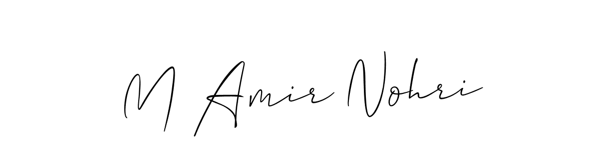 You can use this online signature creator to create a handwritten signature for the name M Amir Nohri. This is the best online autograph maker. M Amir Nohri signature style 2 images and pictures png