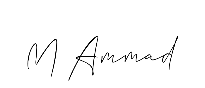 It looks lik you need a new signature style for name M Ammad. Design unique handwritten (Allison_Script) signature with our free signature maker in just a few clicks. M Ammad signature style 2 images and pictures png