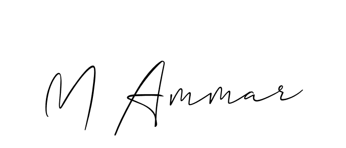 Once you've used our free online signature maker to create your best signature Allison_Script style, it's time to enjoy all of the benefits that M Ammar name signing documents. M Ammar signature style 2 images and pictures png