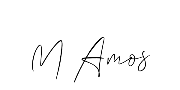 Also You can easily find your signature by using the search form. We will create M Amos name handwritten signature images for you free of cost using Allison_Script sign style. M Amos signature style 2 images and pictures png
