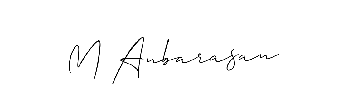 Once you've used our free online signature maker to create your best signature Allison_Script style, it's time to enjoy all of the benefits that M Anbarasan name signing documents. M Anbarasan signature style 2 images and pictures png