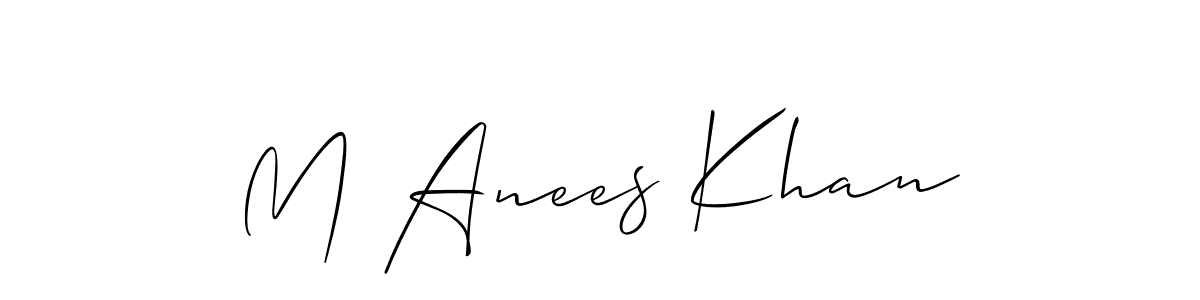 Once you've used our free online signature maker to create your best signature Allison_Script style, it's time to enjoy all of the benefits that M Anees Khan name signing documents. M Anees Khan signature style 2 images and pictures png