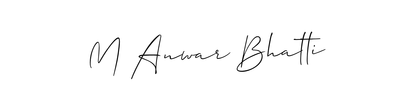 You can use this online signature creator to create a handwritten signature for the name M Anwar Bhatti. This is the best online autograph maker. M Anwar Bhatti signature style 2 images and pictures png