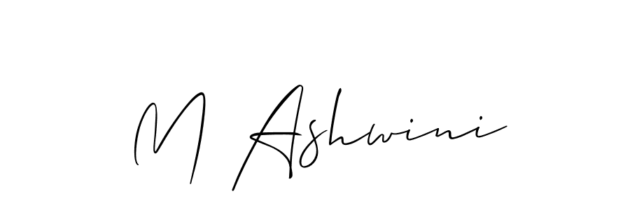 Similarly Allison_Script is the best handwritten signature design. Signature creator online .You can use it as an online autograph creator for name M Ashwini. M Ashwini signature style 2 images and pictures png