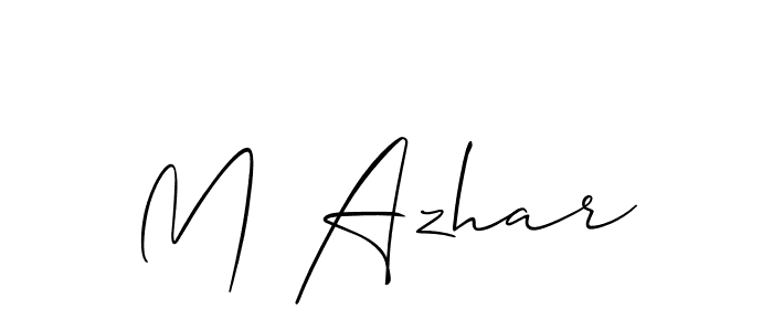 How to Draw M Azhar signature style? Allison_Script is a latest design signature styles for name M Azhar. M Azhar signature style 2 images and pictures png