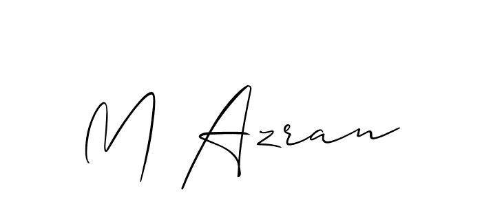 Make a short M Azran signature style. Manage your documents anywhere anytime using Allison_Script. Create and add eSignatures, submit forms, share and send files easily. M Azran signature style 2 images and pictures png