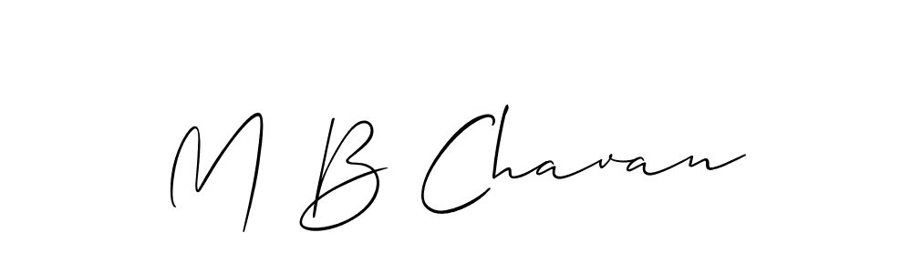 Best and Professional Signature Style for M B Chavan. Allison_Script Best Signature Style Collection. M B Chavan signature style 2 images and pictures png