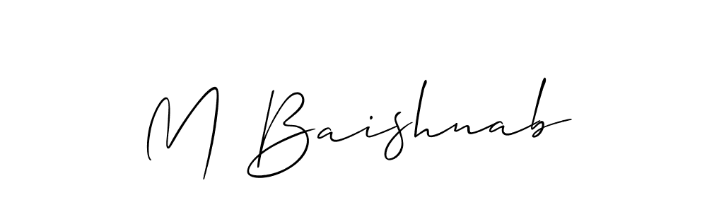 Make a short M Baishnab signature style. Manage your documents anywhere anytime using Allison_Script. Create and add eSignatures, submit forms, share and send files easily. M Baishnab signature style 2 images and pictures png