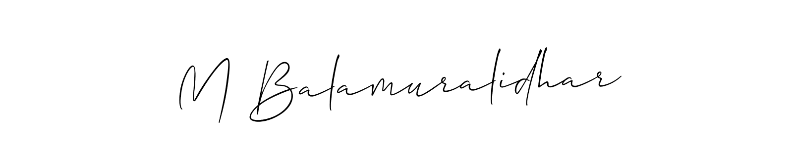 Check out images of Autograph of M Balamuralidhar name. Actor M Balamuralidhar Signature Style. Allison_Script is a professional sign style online. M Balamuralidhar signature style 2 images and pictures png