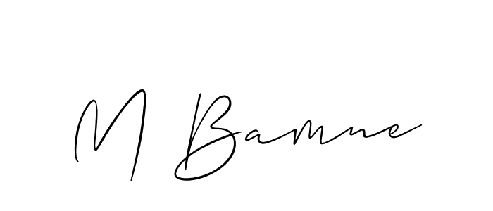 See photos of M Bamne official signature by Spectra . Check more albums & portfolios. Read reviews & check more about Allison_Script font. M Bamne signature style 2 images and pictures png