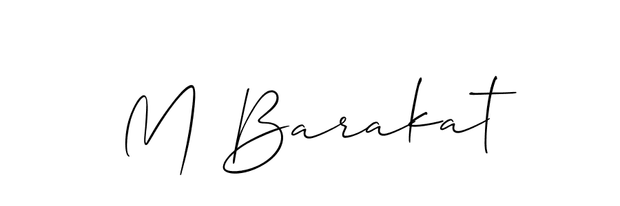 if you are searching for the best signature style for your name M Barakat. so please give up your signature search. here we have designed multiple signature styles  using Allison_Script. M Barakat signature style 2 images and pictures png