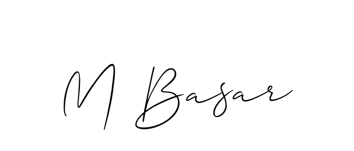 It looks lik you need a new signature style for name M Basar. Design unique handwritten (Allison_Script) signature with our free signature maker in just a few clicks. M Basar signature style 2 images and pictures png