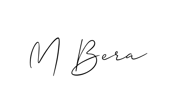 It looks lik you need a new signature style for name M Bera. Design unique handwritten (Allison_Script) signature with our free signature maker in just a few clicks. M Bera signature style 2 images and pictures png