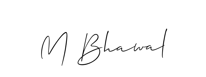 This is the best signature style for the M Bhawal name. Also you like these signature font (Allison_Script). Mix name signature. M Bhawal signature style 2 images and pictures png