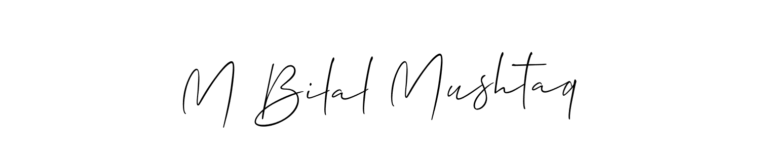 Similarly Allison_Script is the best handwritten signature design. Signature creator online .You can use it as an online autograph creator for name M Bilal Mushtaq. M Bilal Mushtaq signature style 2 images and pictures png