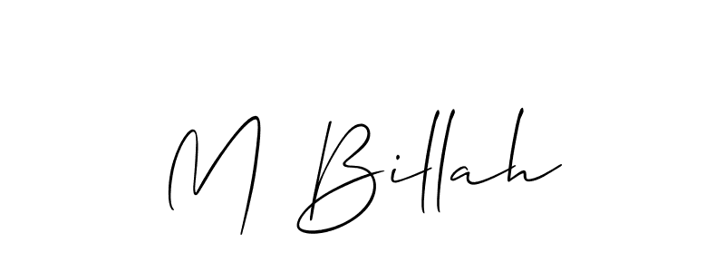 Once you've used our free online signature maker to create your best signature Allison_Script style, it's time to enjoy all of the benefits that M Billah name signing documents. M Billah signature style 2 images and pictures png