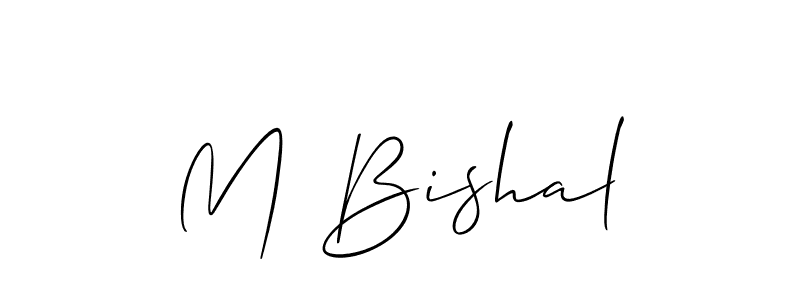 This is the best signature style for the M Bishal name. Also you like these signature font (Allison_Script). Mix name signature. M Bishal signature style 2 images and pictures png